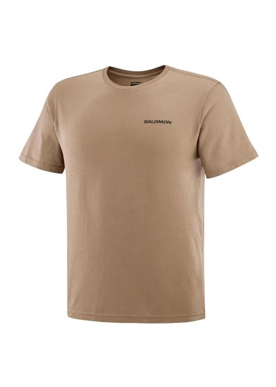 Salomon Lc2219400 Graphic Perf Ss Tee M Kahverengi Erkek T-Shirt