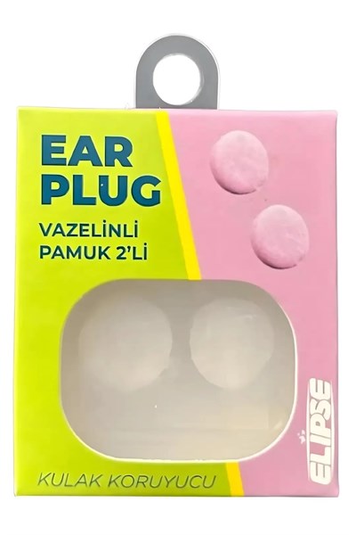 Salvin Elipse Kulak Tıkacı, Vazelin, 2li Paket