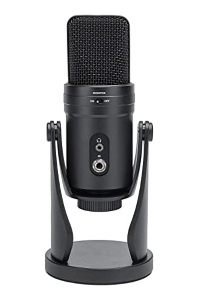 Samson G-Track Pro - Profesyonel USB Mikrofon, Ses Arayüzlü - Siyah