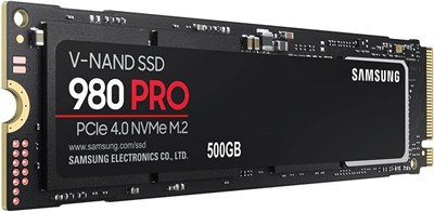Samsung 980 PRO NVMe M.2, 500 GB SSD, 7.000 MB/sn Okuma, 5.100 MB/sn Yazma , ‎ ‎MZ-V8P500BW