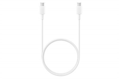 SAMSUNG EP-DA705BWEGWW Şarj & Veri Aktarım Kablosu, Type C & Type C, Hızlı Şarj Teknolojisi, Beyaz