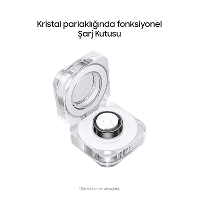Samsung Galaxy Ring, AI Akıllı Yüzük, Fitness Takibi, Uyku Takipçisi, 7 Günlük Pil Ömrü, Yüzük Ölçüsü 6, Gümüş Titanyum (Samsung Türkiye Garantili) - Seçenekler: Ring Ölçü Kiti