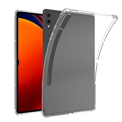 Samsung Galaxy Tab S10+ 2024/S9+ 2023 12,4 inç için Şeffaf Kılıf, Samsung S10 Plus/S9 Plus için İnce Hafif Yumuşak TPU Silikon Darbe Emici Koruyucu Kılıf(SM-X820/X826B/X828U/X810/X816/X818)