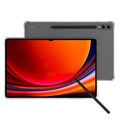 Samsung Galaxy Tab S10+ 2024/S9+ 2023 12,4 inç için Şeffaf Kılıf, Samsung S10 Plus/S9 Plus için İnce Hafif Yumuşak TPU Silikon Darbe Emici Koruyucu Kılıf(SM-X820/X826B/X828U/X810/X816/X818)