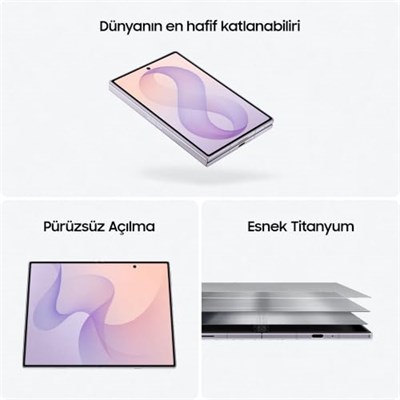 Samsung Galaxy Z Fold8 Grafit Gri, 256 GB Depolama, Yepyeni Tasarım, Özelleştirilmiş İşlemci, 4.800 mAh Pil, 12 GB RAM, 50 MP Çift Kamera, Now Nudge, Photo Assist (Sams - Seçenekler: 1TB, 256GB, 512GB