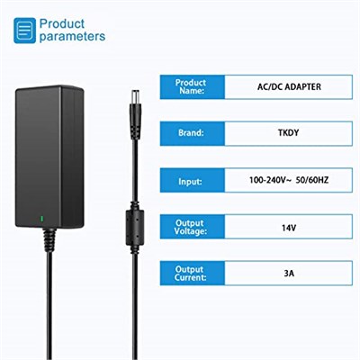 Samsung Monitör için 14V Güç Kaynağı, 14V 3A 2.5A 2.14A 1.78A 42W AC DC Adaptör Samsung 15