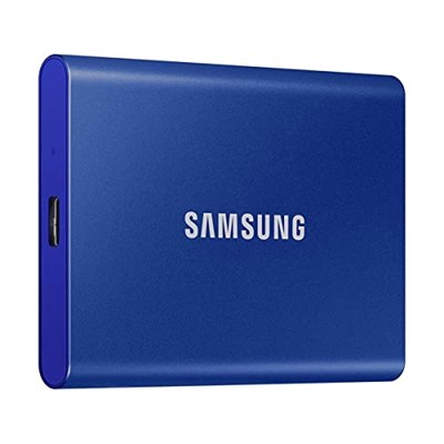 Samsung MU-PC2T0H T7 Harici Katı Hal Sürücüsü, 2TB USB 3.2 Gen 2, Mavi