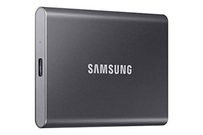 SAMSUNG T7 2TB, Taşınabilir SSD, Gri, 1050MB/sye kadar, USB 3.2 Gen2, Oyun, Öğrenciler ve Profesyoneller, Harici Katı Hal Sürücüsü (MU-PC2T0T/AM), Gri [Kanada Sürümü]