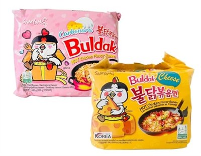 Samyang Buldak Hot Chicken Flavor Ramen Makarna - Carbonara & Cheese