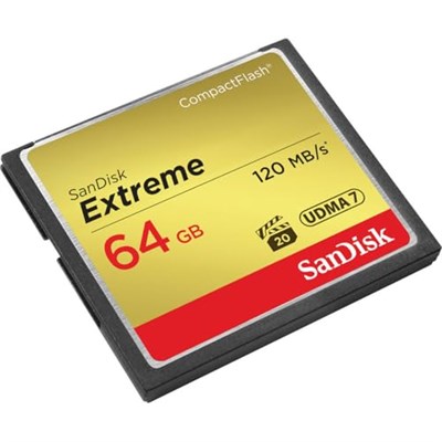 Sandisk Extreme CompactFlash Memory Card – 64 GB (Sdcfxs-064G-A46)