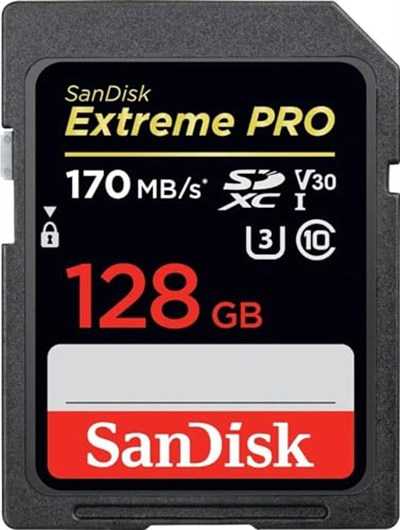 SanDisk Extreme Pro 128 GB SDXC UHS-I Class 10 Hafıza Kartı SDSDXXY-128G-GN4IN, 170MB/sn