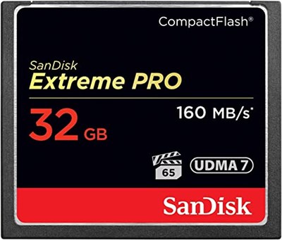 SanDisk Extreme Pro 32GB CompactFlash Hafıza Kartı UDMA 7 160MB/sne kadar - SDCFXPS-032G-X46 - Seçenekler: 32GB, 128GB, 256GB, 64GB