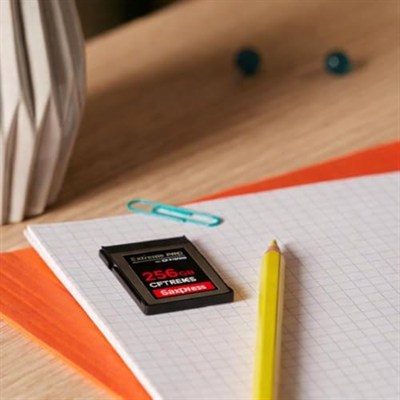 SanDisk Extreme Pro CFexpress hafıza kartı Tip B 256 GB (1.700 MB/s okuma, 1.200 MB/s yazma, RescuePRO Deluxe, sorunsuz RAW videolar, 4K, XQD uyumluluğu)