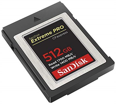 SanDisk Extreme PRO CFexpress Hafıza Kartı Tip B 512 GB (1700 MB/sye kadar okuma hızı, RAW 4K video, XQD uyumluluğu, RescuePro Deluxe kurtarma yazılımı)