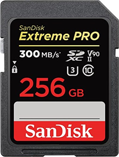 SanDisk Extreme PRO SDHC UHS-II Hafıza Kartı V90 256 GB (300 MB/s, 8K, 4K ve Full-HD Video Kaydı, RescuePRO Deluxe, Darbeye Dayanık - Seçenekler: 250MB/sye kadar, UHS-I V30, UHS-II V60, UHS-II V90...