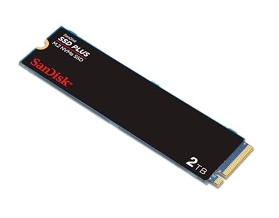 SanDisk SSD PLUS M.2 NVMe SSD 2 TB (M.2 2280, PCIe Gen 3.0, kolay kurulum, Western Digital Dashboard, 3 yıl garanti)