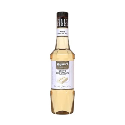Saphori Beyaz Çikolata Aromalı Kokteyl Şurubu, Beyaz Çikolata Şurubu, White Chocolate, Kahve Şurubu 700 ML