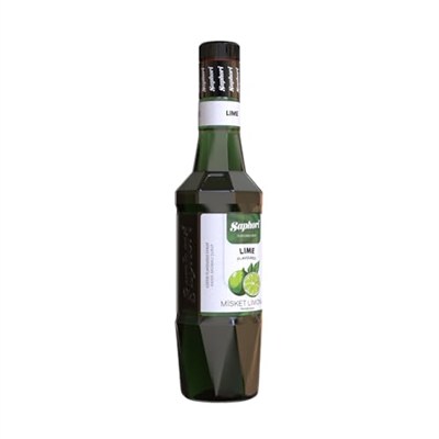 Saphori Lime - Misket Limonu Aromalı Kokteyl Şurubu, Lime Şurubu, Misket Limonu Şurubu, Kahve Şurubu, Yeşil Limon Şurubu 700 ML