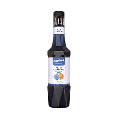 Saphori Turunç - Blue Curocao Aromalı Kokteyl Şurubu, Turunç Şurubu, Blue Curocao Şurubu 700 ML