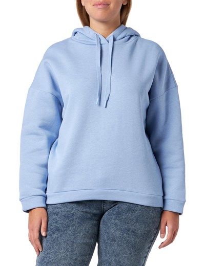 Şardonlu Basic Sweatshirt Kapüşonlu Uzun Kollu