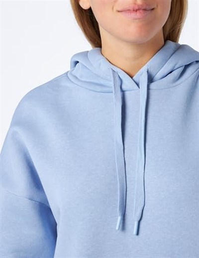 Şardonlu Basic Sweatshirt Kapüşonlu Uzun Kollu