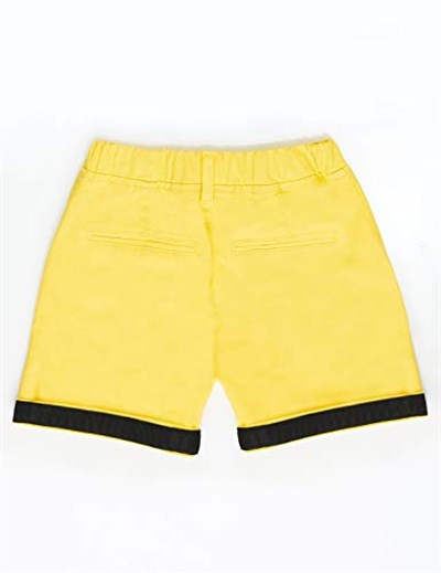 Sarı Erkek Çocuk Gabardin Şort
