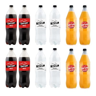 Sarıyer Kola-Portakal-Gazoz 12 li Karma Paket