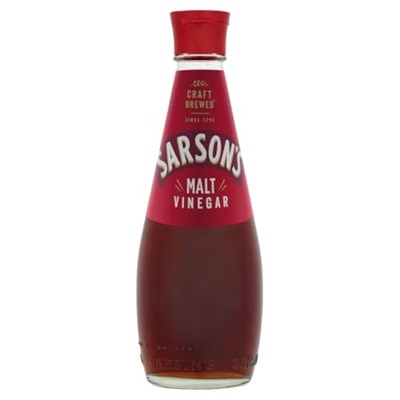 Sarsons Malt Sirke 250 Ml, İngiliz Sirkesi, Et Marinasyon, Salata Sosu, Tuşu Sosu