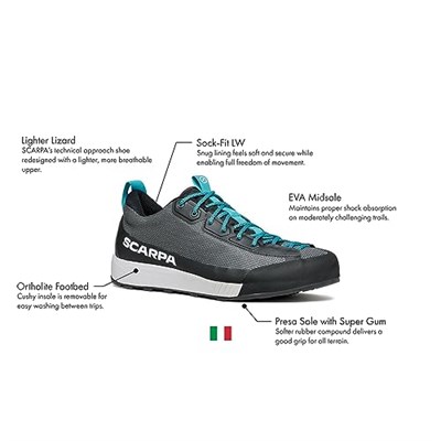 Scarpa Gecko LT Erkek Outdoor Ayakkabı - Bedenler: 40 EU, 43 EU, 44 EU, 45 EU, 46 EU