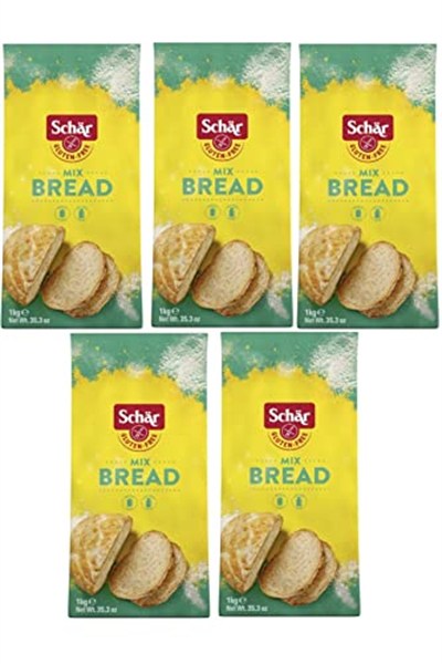 Schär Schar-Mix B Glütensiz Karışık Ekmek Unu 1 Kg 5 Li Paket