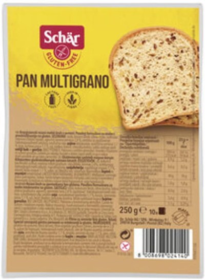 Schär Schar-Pan Multigrano Glutensiz Ekmek 250g ( 5 Adet )