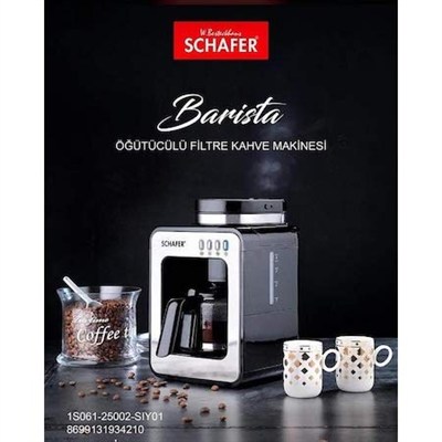 Schafer-Barista Kahve Makinesi - Siyah -