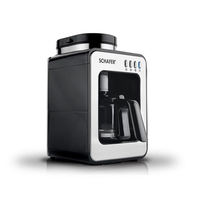 Schafer Barista Öğütücülü Filtre Kahve Makinesi-Siyah