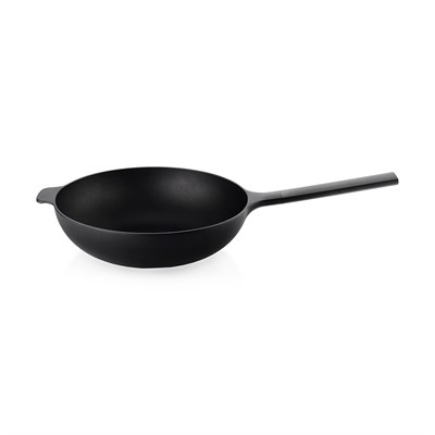 Schafer Cast Pro Döküm Wok Tava 30 Cm-Siyah
