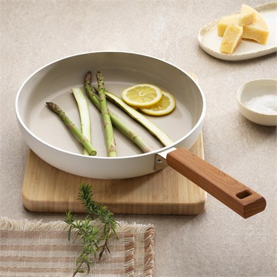 Schafer Ceramoni Seramik Tava 26 Cm-Krem