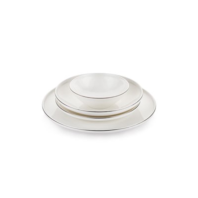 Schafer Chance Platin Yemek Takımı 56 Parça-Platin