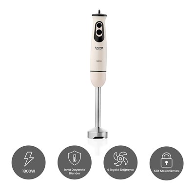 Schafer Chef Pro Çubuk Blender-Krem