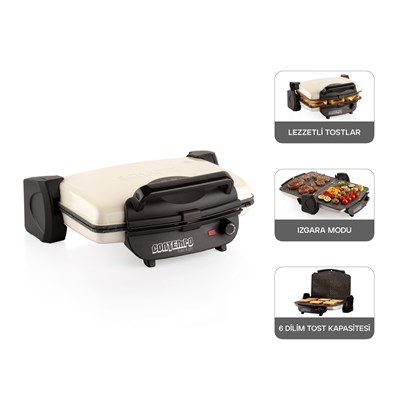 Schafer Contempo Tost Makinesi-Krem