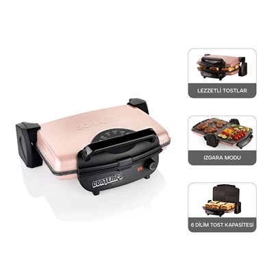 Schafer Contempo Tost Makinesi-Rosegold