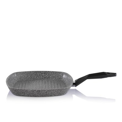 Schafer Cory Yanmaz Yapışmaz Kare Grill Tava 28Cm-Gri