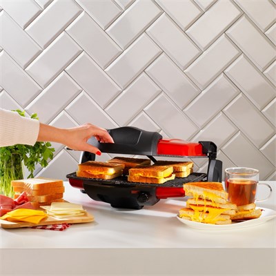 Schafer Grill Chef Tost Makinesi-Lal Kırmızı