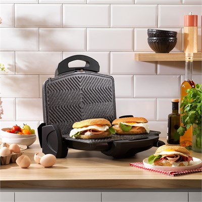 Schafer Grill Chef Tost Makinesi-Siyah