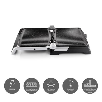 Schafer Grill Haus Tost Makinesi-Inox