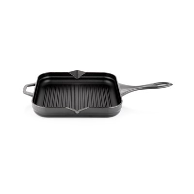 Schafer Guss Chef Döküm Kare Grill Tava 28x28Cm-1 Parça-Gri