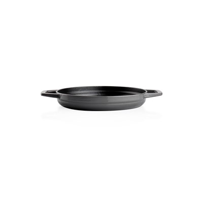 Schafer Guss Chef Döküm Sahan Çift Kulplu 22 Cm-1 Parça-Gri