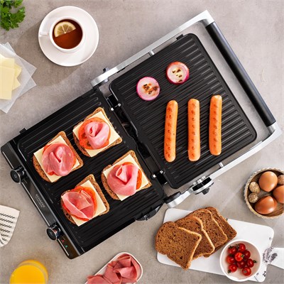 Schafer Gusto Grill Izgara Ve Tost Makinesi-Inox