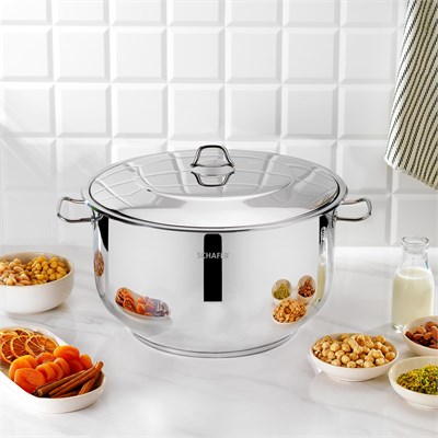 Schafer Held Gastro Çelik Derin Tencere 36 Cm 2 Parça-Inox