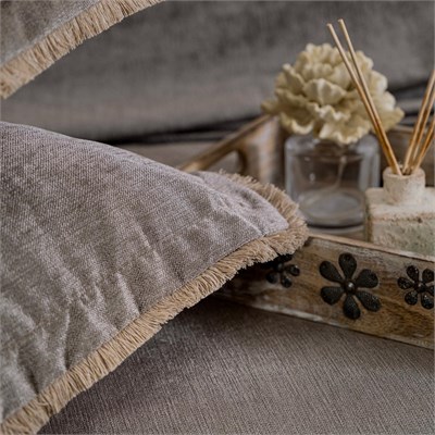 Schafer Home Blossom Yatak Örtüsü Seti 3 Parça-Bej