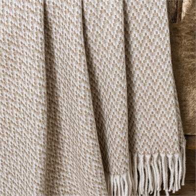 Schafer Home Caprice Throw Battaniye 130x170 Cm-Bej