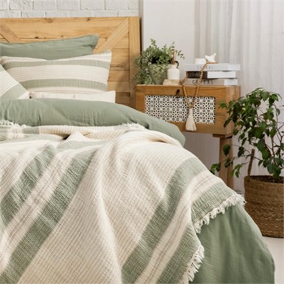 Schafer Home Enza Çeyiz Seti 8 Parça-Yeşil